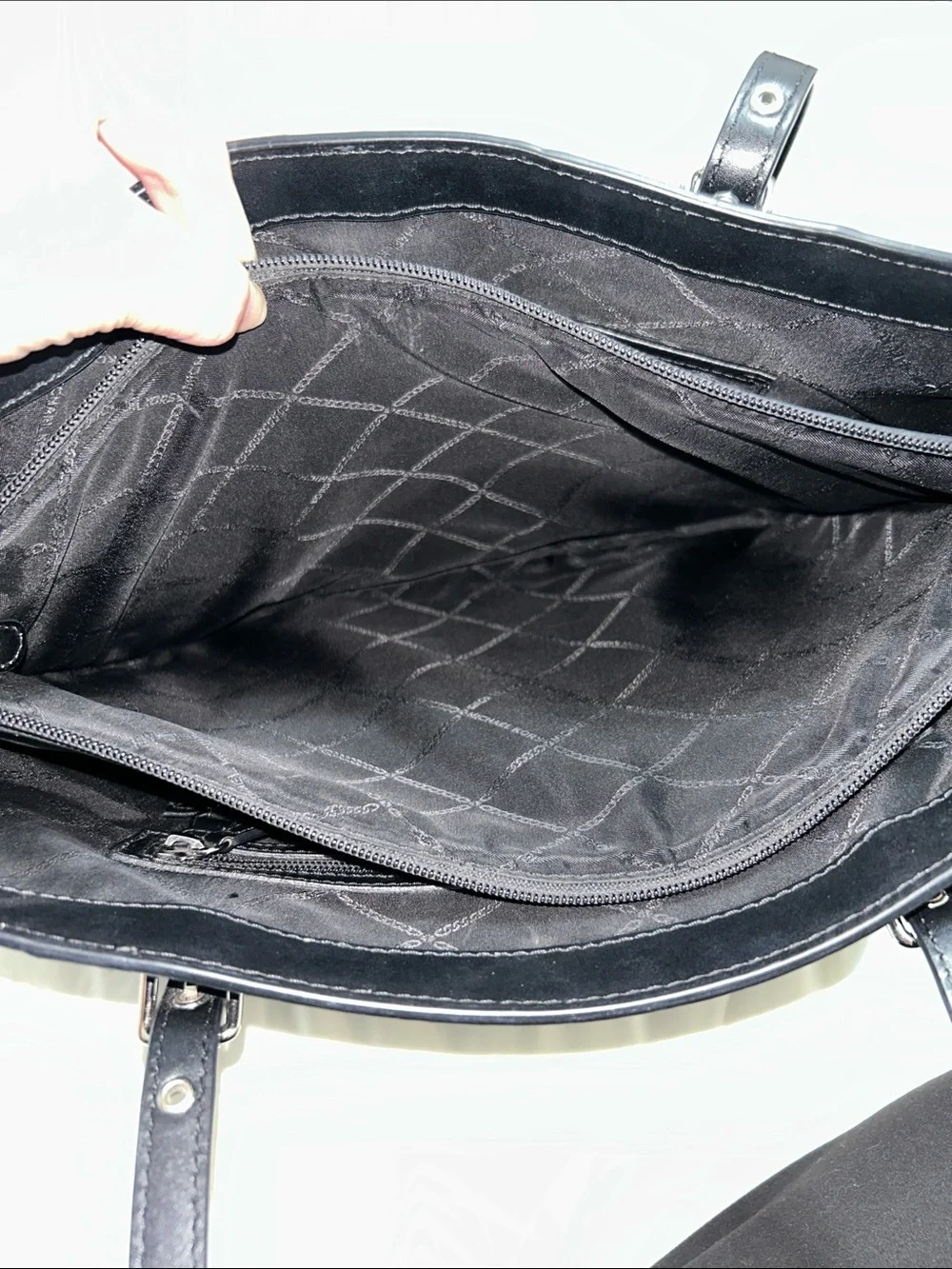 Michael Kors Black Zebra Tote Bag